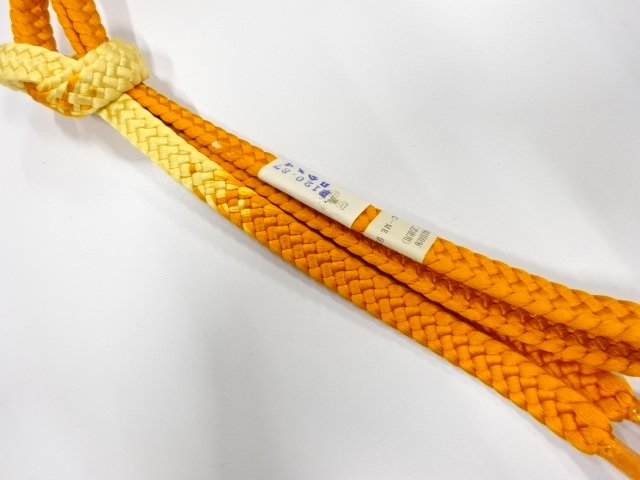 未使用品　正絹　手組帯締め